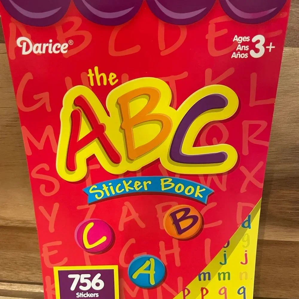 Darice Kids School Supplies Crafts Sticker Books Set of 3